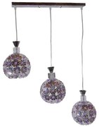 Φωτιστικό Οροφής - Ράγα Illume 01249 Silver GloboStar Μέταλλο