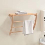 vidaXL Κρεμάστρα για Πετσέτες 60x25,5x49 εκ. από Μασίφ Ξύλο Καρυδιάς