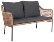 ΚΑΝΑΠΕΣ ΕΞ.ΧΩΡΟΥ BAFFIN HM6054.03 ΑΛΟΥΜ. ΑΝΘΡΑΚΙ-ΣΥΝΘ.RATTAN ΜΠΕΖ-ΑΝΘΡΑΚΙ ΜΑΞΙΛΑΡΙΑ