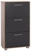 ΠΑΠΟΥΤΣΟΘΗΚΗ ΞΥΛΙΝΗ DAVINA HM2221.04 SONAMA-ΓΚΡΙ 3ΘΕΣΕΩΝ 62Χ24Χ110Υεκ