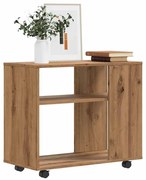 vidaXL Side Table Artisan Oak 70x35x55 cm Κατασκευασμένο ξύλο