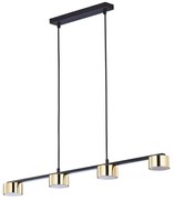 Φωτιστικό Οροφής - Ράγα Dallas 6094 4xGX53 10W 83x140,5cm Gold TK Lighting