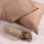 Σετ Σεντόνια Βαμβακερά Μονά Με Λάστιχο 100x200+32εκ. Μονόχρωμα Choco Urban Line Melinen 20002990