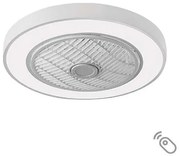 Lineme Ανεμιστήρας Οροφής Φ50cm DC82w Με Φως LED CCT 63w Και Τηλεχειριστήριο Marin Λευκό 02-00165