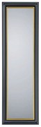 Καθρέπτης Τοίχου Ina 1230280 50x150cm Black-Gold Mirrors &amp; More Plastic, Glass