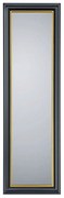 Καθρέπτης Τοίχου Ina 1230280 50x150cm Black-Gold Mirrors &amp; More Πλαστικό, Γυαλί