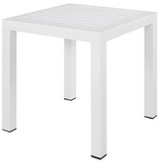 Intrahome ΤΡΑΠΕΖΙ ΑΛΟΥΜΙΝΙΟΥ QICASABLANCANCASABLANCA .01 ΛΕΥΚΟ 45x45x45,5 εκ. intraho-1713923