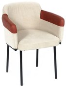 Artekko Mooys Καρέκλοπολυθρόνα Ξύλινη με Ύφασμα (60x57x74)cm Artekko 717-0010