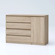 ΜΠΟΥΦΕΣ Oak Sonoma120x86x43cm GRA017