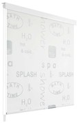 vidaXL Κουρτίνα Μπάνιου Ρολό Σχέδιο Πιτσιλιά 140 x 240 εκ.