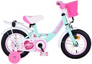 Ashley 12 Inch 21,5 cm Girls Coaster Brake Mint GreenWhiteVolare