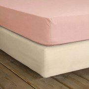 Σεντόνι Unicolors Με Λάστιχο Pinkie Nima King Size 180x234cm 100% Cotton