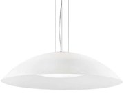 Φωτιστικό Οροφής Lena 052786 74x25/234cm 3xE27 60W White Ideal Lux