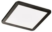 Πλαφονιέρα Φωτιστικό Οροφής LED 15W Flat Μαύρο 3000K 820103 Fischer Honsel-820103-Μαύρο 820103