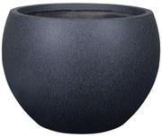 Κασπώ Πήλινο 06-00-22906-L Φ55x37cm Black Marhome Clay