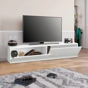 Έπιπλο τηλεόρασης Ahenk Megapap χρώμα λευκό 160x31,3x32,9εκ.