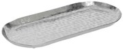 Διακοσμητική Πιατέλα 3-70-357-0254 37x16x2cm Silver Inart Aluminium