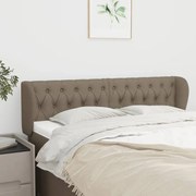 vidaXL Κεφαλάρι με Πτερύγια Taupe 163x23x78/88 εκ. Υφασμάτινο