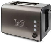 Φρυγανιέρα 2 Θέσεων Toaster BXTO900E 900W Inox Black&amp;Decker Ανοξείδωτο Ατσάλι