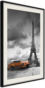 Αφίσα - Under the Eiffel Tower - 40x60 - Μαύρο - Με πασπαρτού