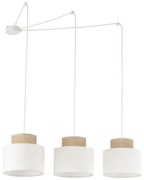 Φωτιστικό Οροφής Duo 2345 400x210cm 3xE27 15W White-Natural TK Lighting