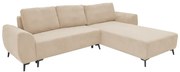 Intrahome Kαναπές κρεβάτι τριθέσιος αναστρέψιμος Settee Intrahome ύφασμα με αποθηκευτικό χώρο σε μπεζ απόχρωση 286x204x93εκ | SKU: INTRAPA-185111153