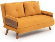 Καναπές - Κρεβάτι Διθέσιος Cosmo 859FTN2728 120x78x82cm Mustard