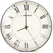 ESPERANZA Ρολόι τοίχου Roma EHC018R, 30cm, λευκό