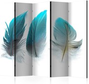 Διαχωριστικό με 5 τμήματα - Blue Feathers II [Room Dividers] 225x172