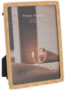 Κορνίζα Μεταλλική 89377 13x18cm Gold Μέταλλο