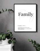 Πόστερ &amp;  Κάδρο Definition of Family PST131 21x30cm Εκτύπωση Πόστερ (χωρίς κάδρο)