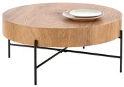 BROKLYN c. table natural oak / black DIOMMI V-CH-BROOKLYN-LAW