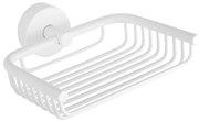 Σαπουνοθήκη Σχαρωτή Moderno 230366 13cm White Mat Karag Ανοξείδωτο Ατσάλι