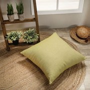 Μαξιλαροθήκη Διακοσμητική Δαπέδου Donatella 08 Lime Teoran 65Χ65 Cotton-Polyester