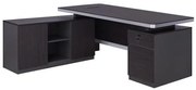 ΕΠΑΓΓΕΛΜΑΤΙΚΟ ΓΡΑΦΕΙΟ ΑΡΙΣΤΕΡΗ ΓΩΝΙΑ HM2092L ROSEWOOD 180X160X76Y εκ.