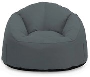 WOODWELL Ε0232,2JAZZ Πουφ Πολυθρόνα 100% Αδιάβροχο, Ύφασμα Ανθρακί 96x90x73cm Ε0232,2