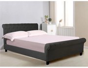 HARMONY Κρεβάτι Διπλό για Στρώμα 160x200cm, Ύφασμα Ανθρακί  169x240x104cm Ε8052,5