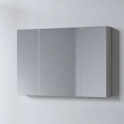 Καθρέφτης OMEGA GREY OAK 120 3MOM120GO0W με ντουλάπια 120x14x65cm
