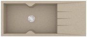 Sanitec Granite 817 Sabbia Γρανιτένιος Νεροχύτης 116 1B 1D 80cm
