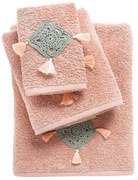 Πετσέτες Μπάνιου (Σετ 3τμχ) Das Home Daily Line 0731 Salmon 500gsm