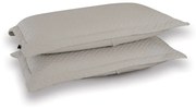 Μαξιλαροθήκες Venetian (Σετ 2τμχ) Light Grey Aslanis Home 52X72 Microfiber