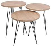 Σετ Ζιγκόν 3 τεμαχίων 890 Fylliana Sonoma 40x40x52 εκ. 40x40x52 εκ.