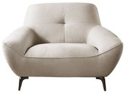 WOODWELL PEDRO Πολυθρόνα Σαλονιού - Καθιστικού, Ύφασμα Mixed Beige 109x92x83cm Ε9416,11