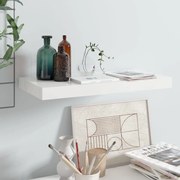 Ράφι Τοίχου Γυαλιστερό Άσπρο 50x23x3,8 εκ. MDF - Λευκό