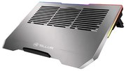 Tellur TLL491321 Cooling Pad για Laptop έως 17.3" με 3 Ανεμιστήρες και Φωτισμό Ασημί