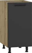 VENTO D-40/82 lower cabinet, color: craft oak/antracite DIOMMI V-UA-VENTO-D-40/82-ANTRACYT