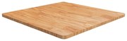 vidaXL Επιφάνεια Τραπεζιού Τετράγωνη Αν. Καφέ 80x80x2,5 εκ. Ξύλο Δρυς