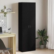 vidaXL Μαύρο Κάστρο Γραφείου 60 x 32 x 190 εκ. από μηχανικά ξύλα.