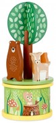 Ξύλινο Παιχνίδι Μουσικό Καρουσέλ Woodland Orange Tree Toys 60-15067