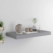 Ράφι Τοίχου Γκρι 50x23x3,8 εκ. MDF 323850